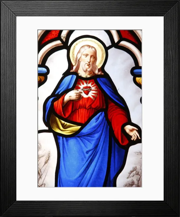 Framed Print : Jesuss sacred heart, Paris, France, Europe Framed Print : Jesuss sacred heart, Paris, France, Europe