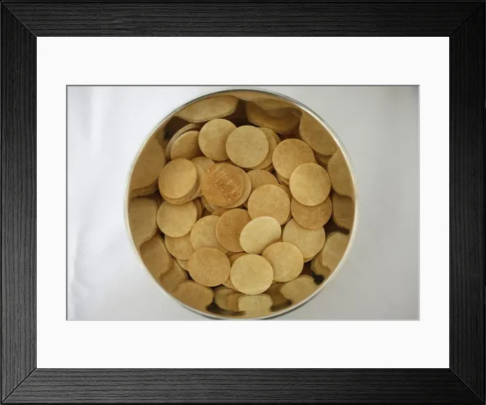 Framed Print : Host wafers, Pontigny, Yonne, France, Europe Framed Print : Host wafers, Pontigny, Yonne, France, Europe