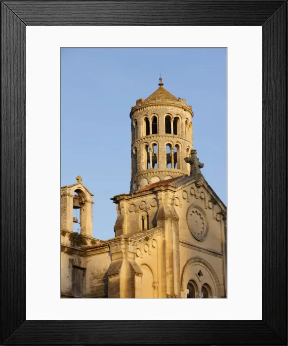 Framed Print : Fenestrelle tower, Saint-Theodorit cathedral, Uzes, Gard, France, Europe Framed Print : Fenestrelle tower, Saint-Theodorit cathedral, Uzes, Gard, France, Europe