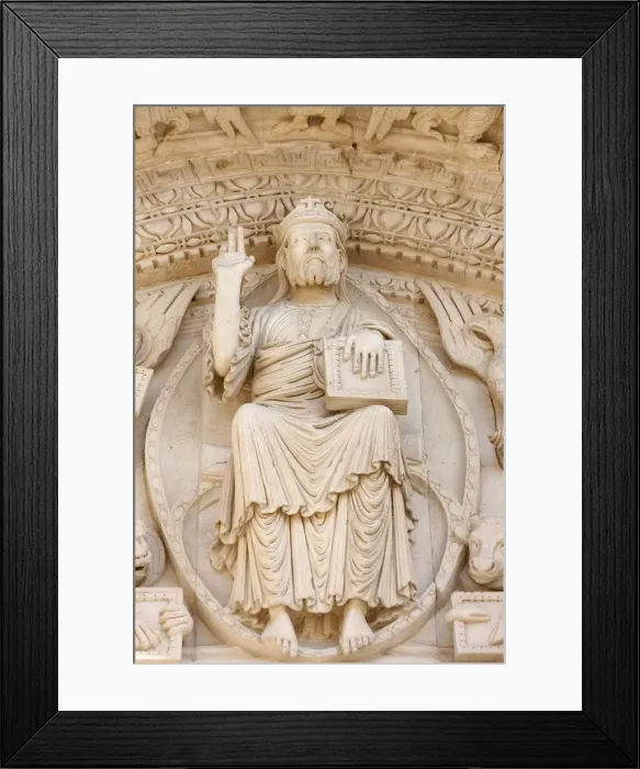 Framed Print : Saint-Trophime church tympanum, Arles, Bouches-du-Rhone, France, Europe Framed Print : Saint-Trophime church tympanum, Arles, Bouches-du-Rhone, France, Europe