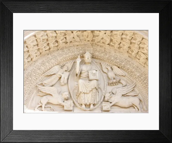 Framed Print : Saint-Trophime church tympanum, Arles, Bouches-du-Rhone, France, Europe Framed Print : Saint-Trophime church tympanum, Arles, Bouches-du-Rhone, France, Europe