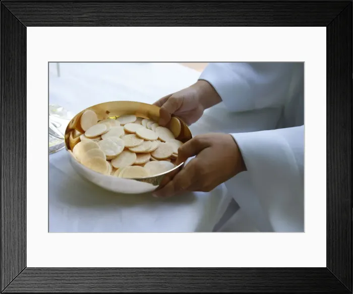 Framed Print : Host wafers, La Roche-sur-Foron, Haute Savoie, France, Europe Framed Print : Host wafers, La Roche-sur-Foron, Haute Savoie, France, Europe