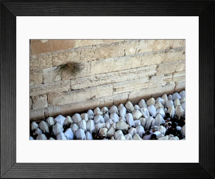 Framed Print : The Priestly Blessing Ceremony by the Western Wall at Succot, Old City, Jerusalem, Israel Framed Print : The Priestly Blessing Ceremony by the Western Wall at Succot, Old City, Jerusalem, Israel