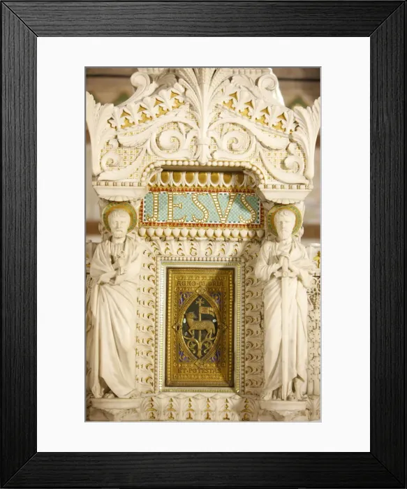 Framed Print : Tabernacle in the crypt of Fourviere Basilica, Lyon, Rhone, France, Europe Framed Print : Tabernacle in the crypt of Fourviere Basilica, Lyon, Rhone, France, Europe