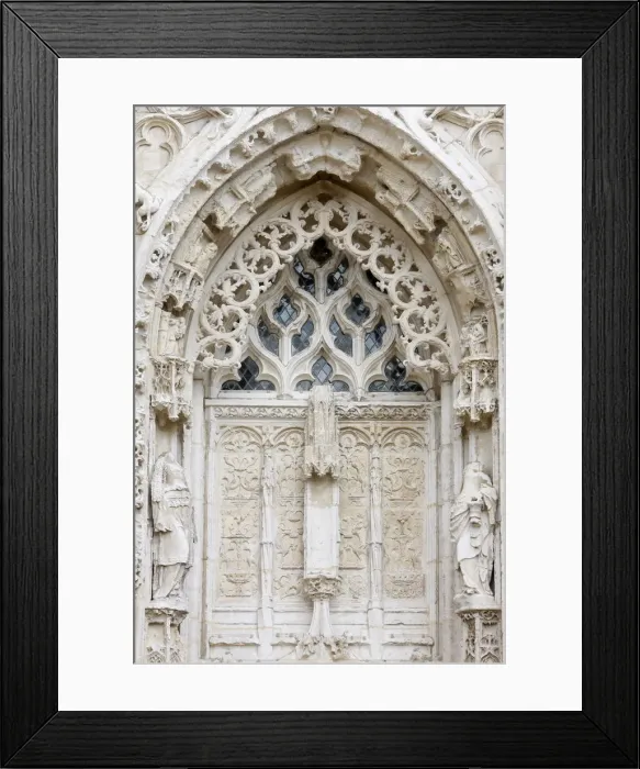 Framed Print : Saint-Riquier abbey church, Somme, France, Europe Framed Print : Saint-Riquier abbey church, Somme, France, Europe