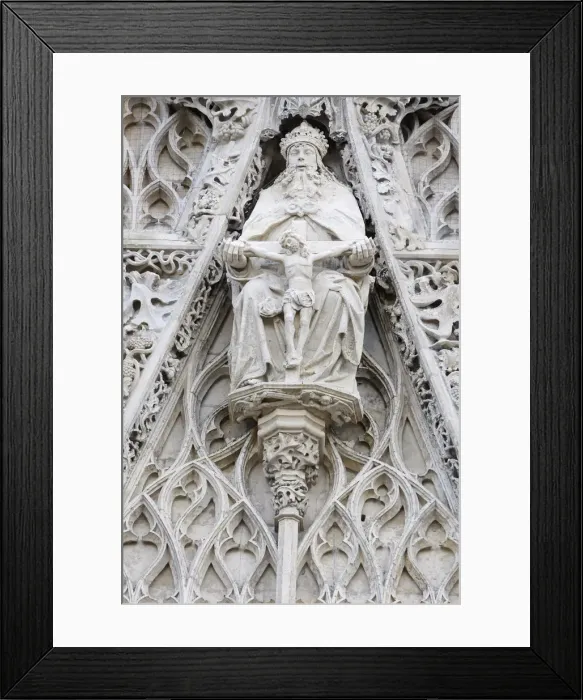Framed Print : God and Jesus, Saint-Vulfran d Abbeville church, Somme, France, Europe Framed Print : God and Jesus, Saint-Vulfran d Abbeville church, Somme, France, Europe