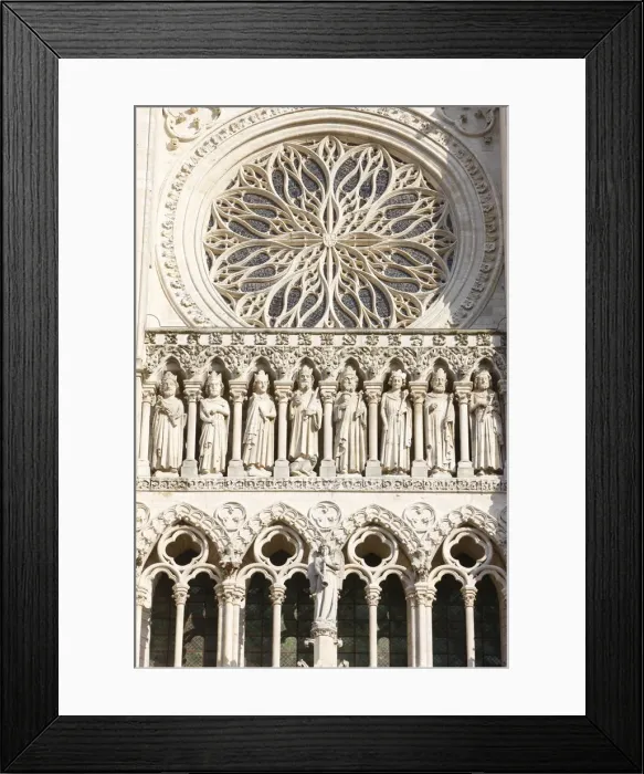 Framed Print : Kings Gallery, Amiens cathedral, UNESCO World Heritage Site, Somme, France, Europe Framed Print : Kings Gallery, Amiens cathedral, UNESCO World Heritage Site, Somme, France, Europe