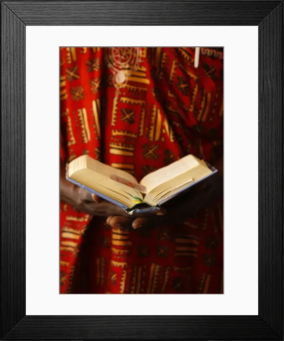Framed Print : Bible reading, Lome, Togo, West Africa, Africa Framed Print : Bible reading, Lome, Togo, West Africa, Africa