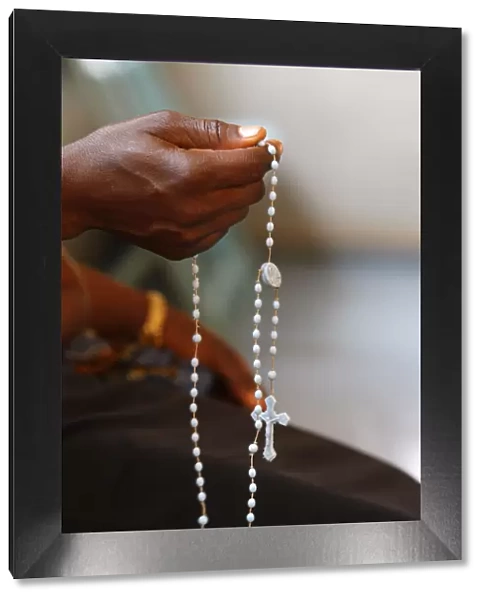 Prayer beads, Lome, Togo, West Africa, Africa
