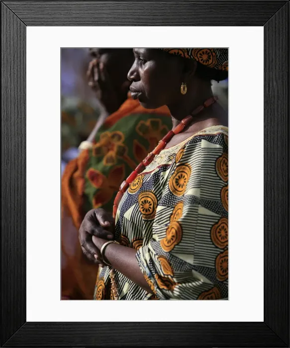 Framed Print : Catholic women, Keur Moussa, Senegal, West Africa, Africa Framed Print : Catholic women, Keur Moussa, Senegal, West Africa, Africa