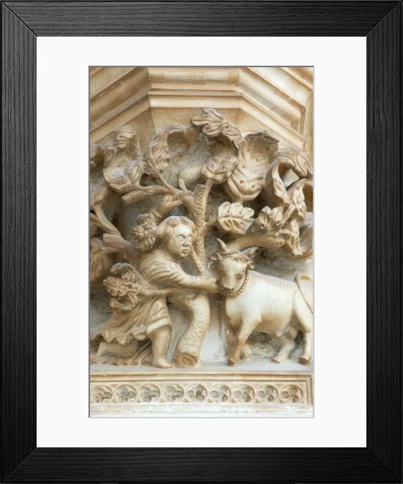 Framed Print : Carving of a peasant, Batalha monastery, UNESCO World Heritage Site, Batalha, Estremadura Framed Print : Carving of a peasant, Batalha monastery, UNESCO World Heritage Site, Batalha, Estremadura