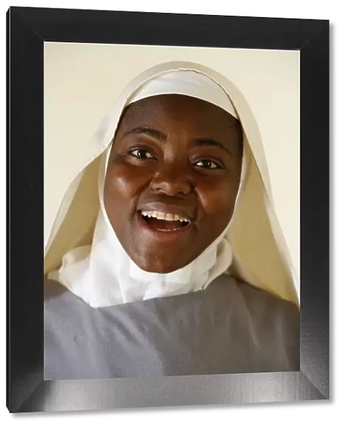 African nun, Popenguine, Thies, Senegal, West Africa, Africa