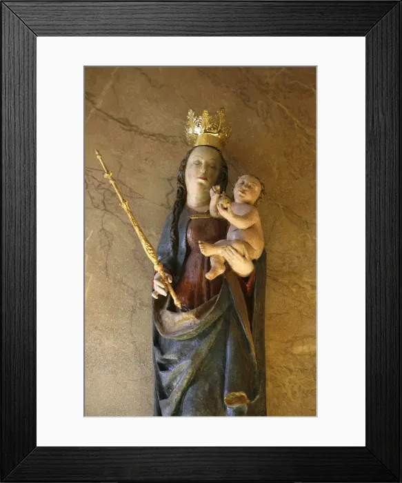 Framed Print : Virgin and Child, Klosterneuburg, Austria, Europe