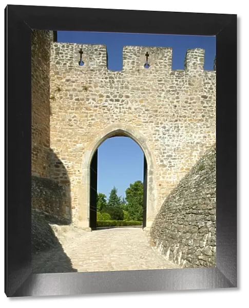 Templars castle, Tomar, Estremadura, Portugal, Europe