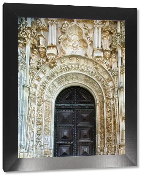 Christs convent gate, UNESCO World Heritage Site, Tomar, Estremadura, Portugal