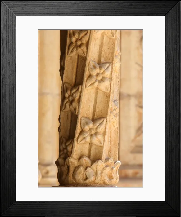 Framed Print : Jeronimos monastery cloister, Lisbon, Portugal, Europe Framed Print : Jeronimos monastery cloister, Lisbon, Portugal, Europe