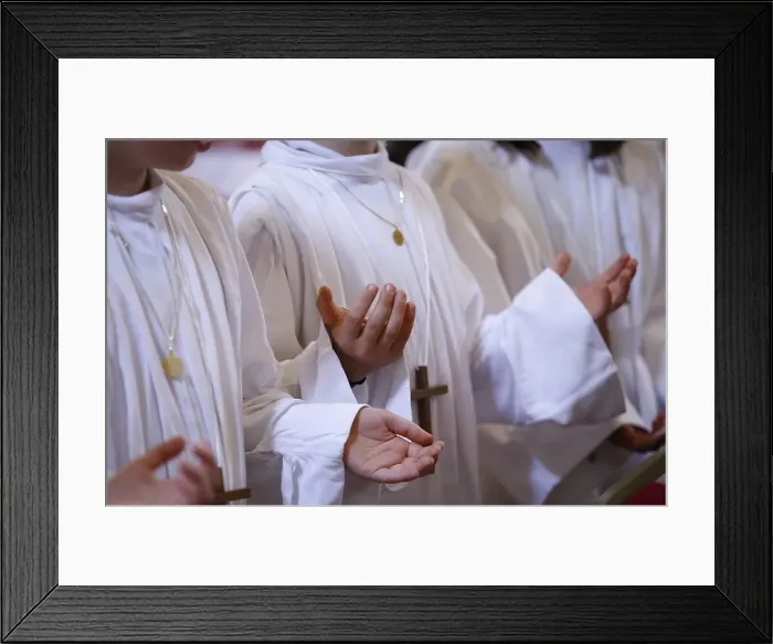 Framed Print : First Holy Communion celebration, London, England, United Kingdom, Europe Framed Print : First Holy Communion celebration, London, England, United Kingdom, Europe