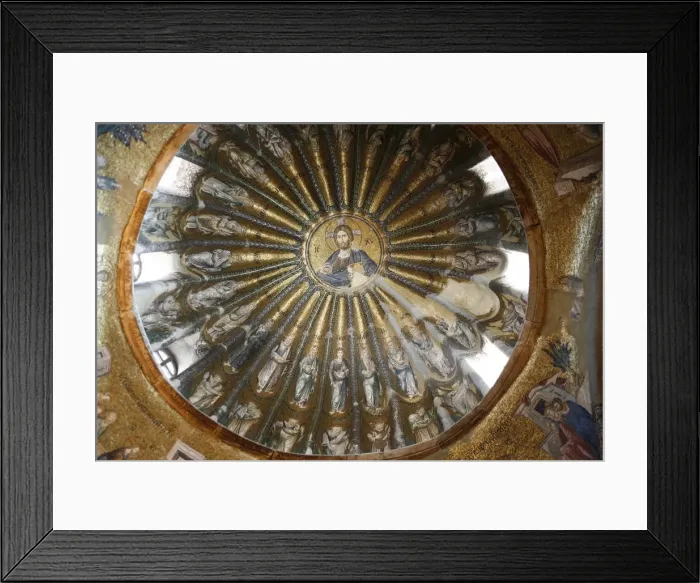 Framed Print : Mosaic depicting Jesus and his ancestors, from Adam to Jacob Framed Print : Mosaic depicting Jesus and his ancestors, from Adam to Jacob