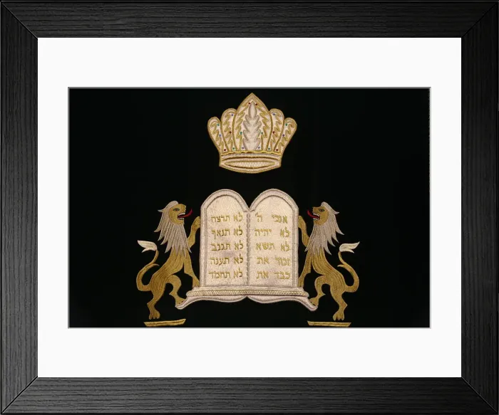 Framed Print : Arch curtain in the Geneva Great synagogue, Geneva, Switzerland, Europe Framed Print : Arch curtain in the Geneva Great synagogue, Geneva, Switzerland, Europe