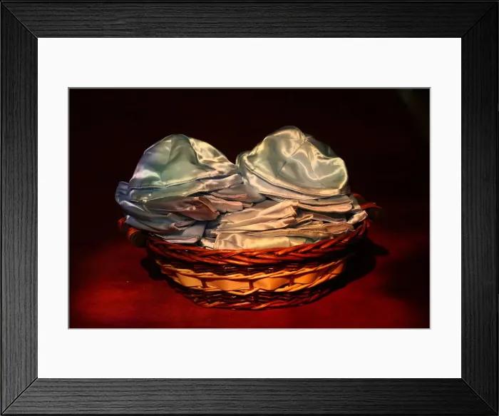 Framed Print : Kippas in the Geneva Great Synagogue, Geneva, Switzerland, Europe Framed Print : Kippas in the Geneva Great Synagogue, Geneva, Switzerland, Europe