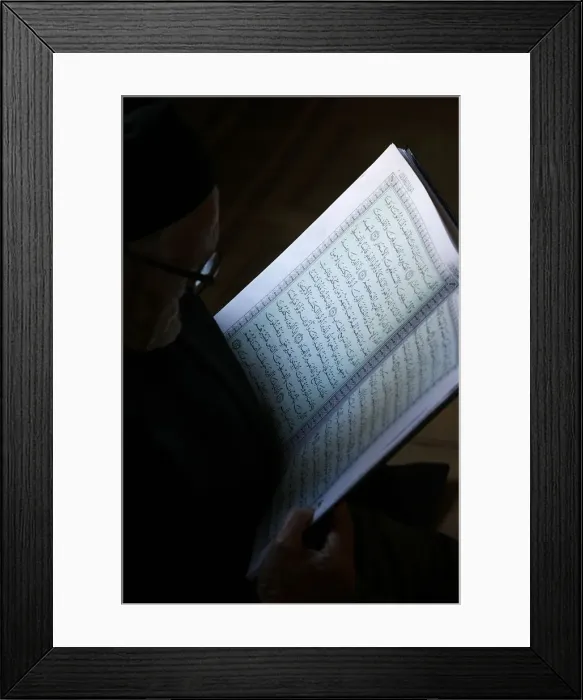 Framed Print : Koran reading, Geneva, Switzerland, Europe