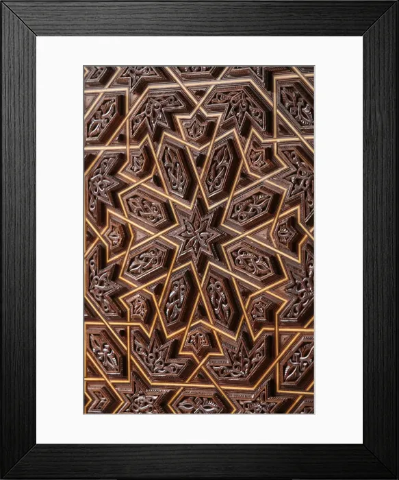 Framed Print : Geneva Mosque door, Geneva, Switzerland, Europe