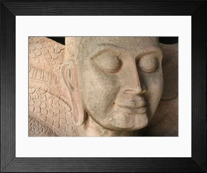 Framed Print : Buddha statue, Forges-les-Eaux, Seine Maritime, France, Europe Framed Print : Buddha statue, Forges-les-Eaux, Seine Maritime, France, Europe
