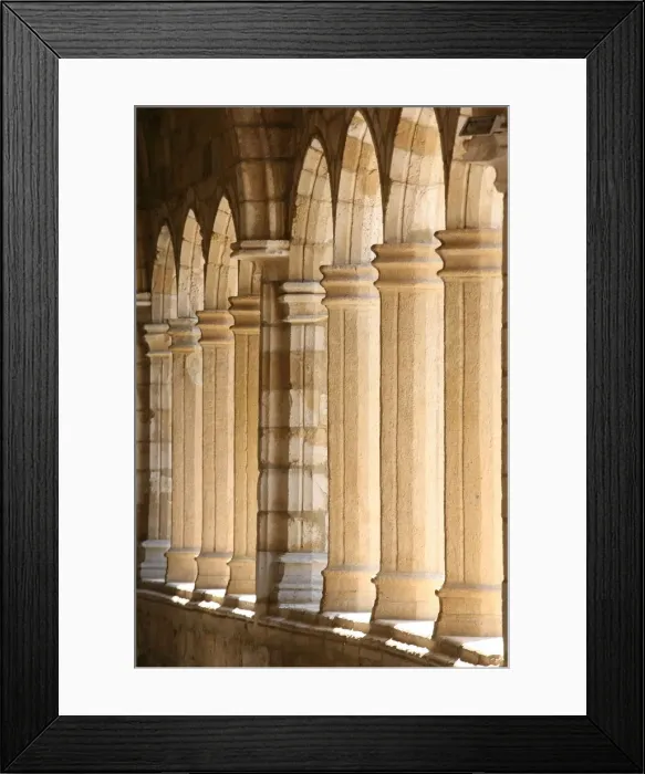 Framed Print : Santander Cathedral cloister, Santander, Cantabria, Europe Framed Print : Santander Cathedral cloister, Santander, Cantabria, Europe