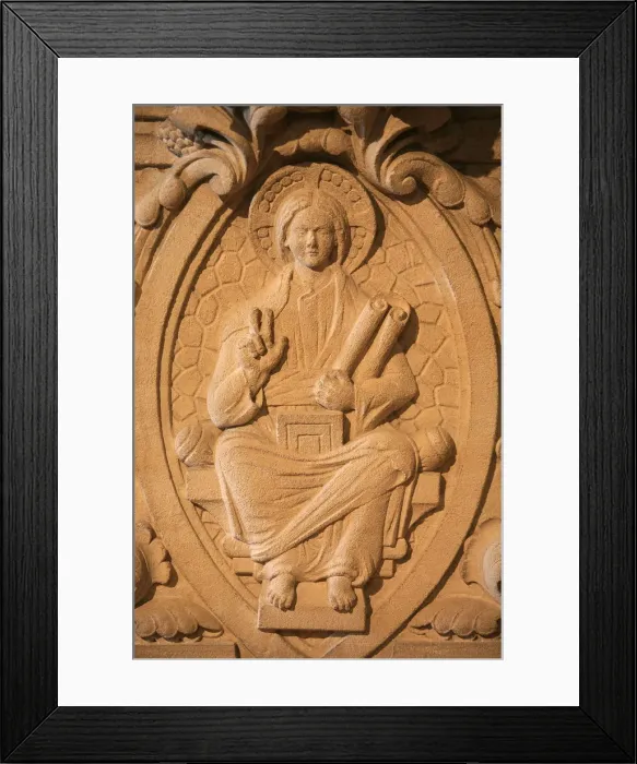 Framed Print : Sculpture of Christ in Soulac Basilica, Soulac, Gironde, France, Europe Framed Print : Sculpture of Christ in Soulac Basilica, Soulac, Gironde, France, Europe