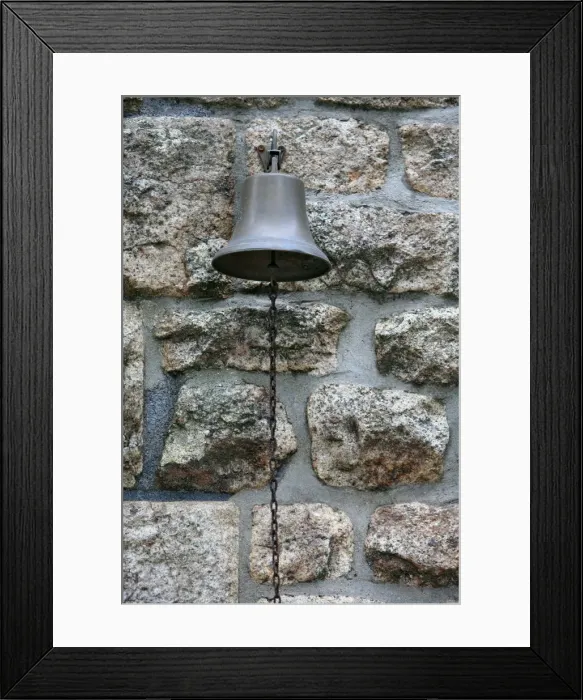 Framed Print : Monastery bell, Plouharnel, Morbihan, Brittany, France, Europe Framed Print : Monastery bell, Plouharnel, Morbihan, Brittany, France, Europe