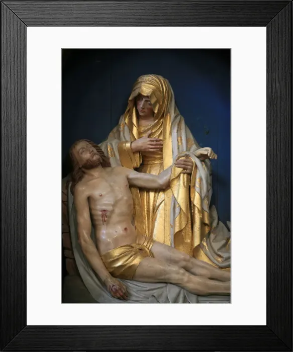 Framed Print : Pieta, Pont-l Abbe, Finistere, Brittany, France, Europe Framed Print : Pieta, Pont-l Abbe, Finistere, Brittany, France, Europe
