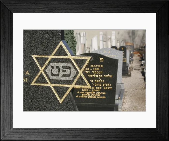 Framed Print : Jewish graveyard, Lyon, Rhone Alpes, France, Europe Framed Print : Jewish graveyard, Lyon, Rhone Alpes, France, Europe