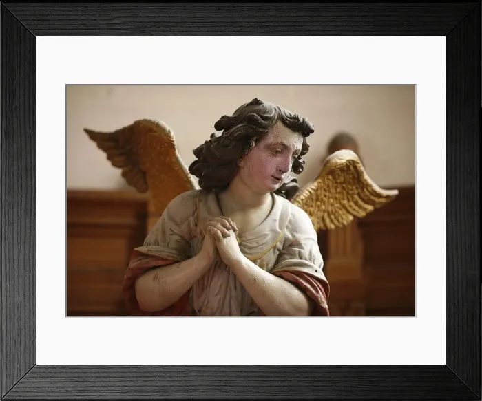 Framed Print : Angel in Saint Louis church, Vittel, Vosges, France, Europe Framed Print : Angel in Saint Louis church, Vittel, Vosges, France, Europe