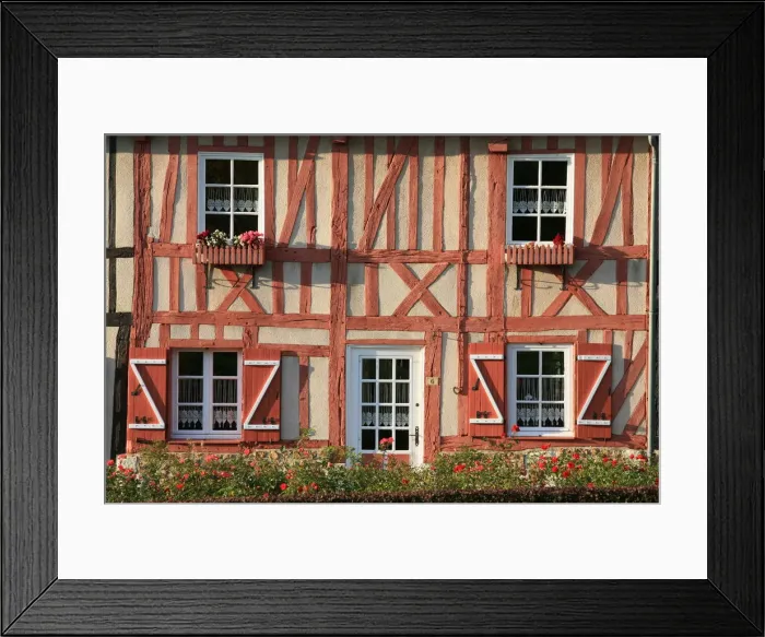 Framed Print : Bec-Hellouin house, Le Bec-Hellouin, Eure, Normandy, France, Europe Framed Print : Bec-Hellouin house, Le Bec-Hellouin, Eure, Normandy, France, Europe