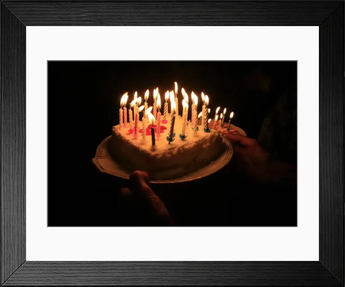 Framed Print : Birthday cake, Paris, France, Europe Framed Print : Birthday cake, Paris, France, Europe