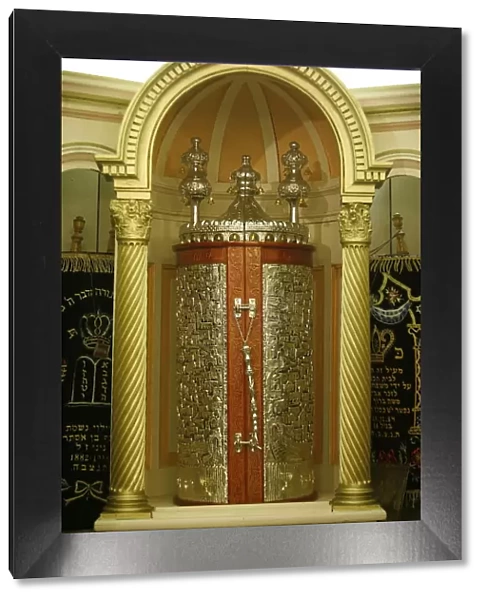 Sacred ark in Avignon Synagogue, Avignon, Vaucluse, France, Europe