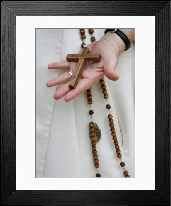 Framed Print : Rosary, Ars-sur-Formans, Ain, France, Europe Framed Print : Rosary, Ars-sur-Formans, Ain, France, Europe