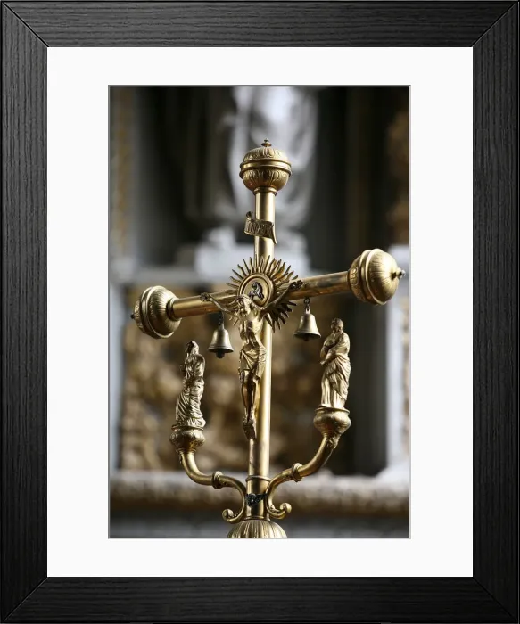 Framed Print : Crucifix, Roscoff, Finistere, Brittany, France, Europe Framed Print : Crucifix, Roscoff, Finistere, Brittany, France, Europe
