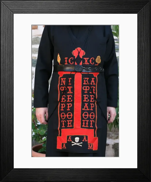 Framed Print : Orthodox monks scapular, Mount Athos, Greece, Europe Framed Print : Orthodox monks scapular, Mount Athos, Greece, Europe