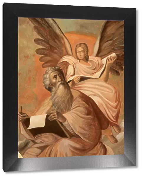 Icon at Aghiou Pavlou monastery depicting St. Matthew, Mount Athos
