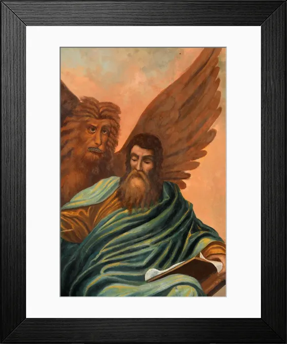 Framed Print : Icon at Aghiou Pavlou Monastery showing St. Mark, Mount Athos, UNESCO World Heritage Site Framed Print : Icon at Aghiou Pavlou Monastery showing St. Mark, Mount Athos, UNESCO World Heritage Site