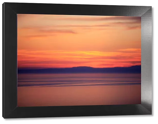 Sunset on the Aegean Sea, Mount Athos, Greece, Europe