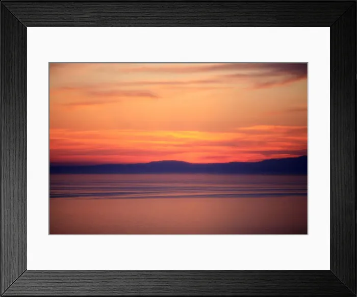Framed Print : Sunset on the Aegean Sea, Mount Athos, Greece, Europe Framed Print : Sunset on the Aegean Sea, Mount Athos, Greece, Europe