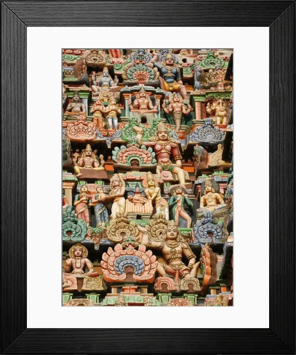 Framed Print : Gopuram in Darasuram Temple, Darasuram, Tamil Nadu, India, Asia Framed Print : Gopuram in Darasuram Temple, Darasuram, Tamil Nadu, India, Asia