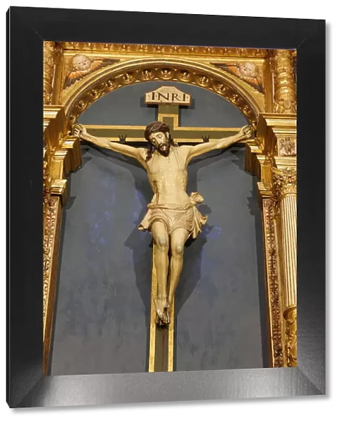 Crucifix in the Mosque (Mezquita) and Cathedral of Cordoba, UNESCO World Heritage Site