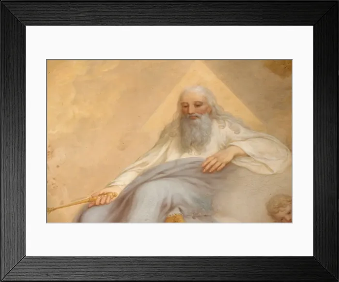 Framed Print : God, St. Salvator church, Vienna, Austria, Europe Framed Print : God, St. Salvator church, Vienna, Austria, Europe