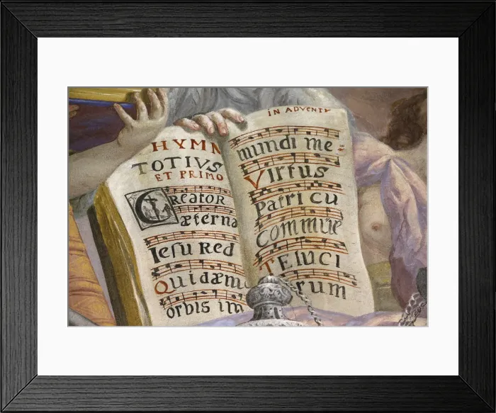 Framed Print : Dome fresco by Johann Michael Rottmayr, Karlskirche (St Framed Print : Dome fresco by Johann Michael Rottmayr, Karlskirche (St