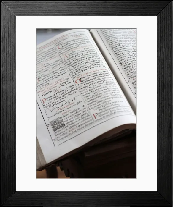 Framed Print : Old Bible in Latin, Sallanches, Haute-Savoie, France, Europe Framed Print : Old Bible in Latin, Sallanches, Haute-Savoie, France, Europe
