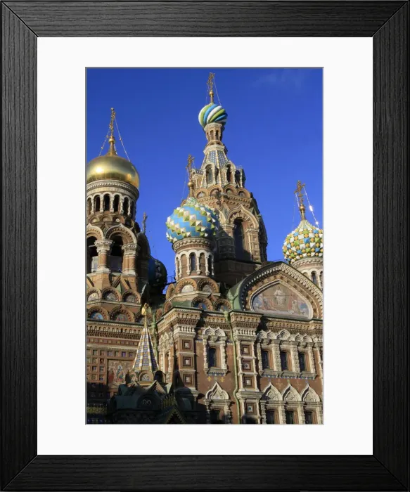 Framed Print : Church of our Saviour on Spilled Blood (Church of Resurrection), St Framed Print : Church of our Saviour on Spilled Blood (Church of Resurrection), St