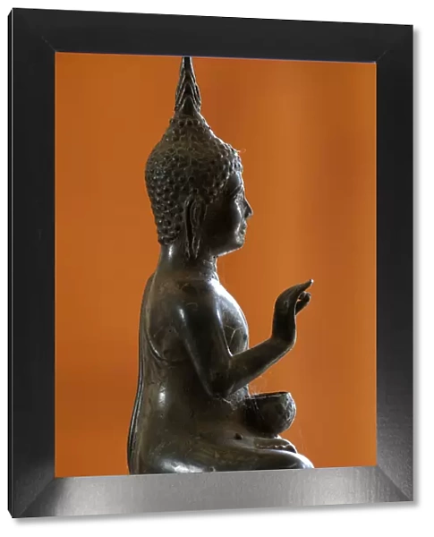 Buddha statue in profile, France, Europe